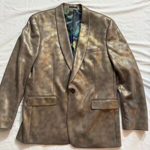 TALLIA Shimmering Gold Blazer